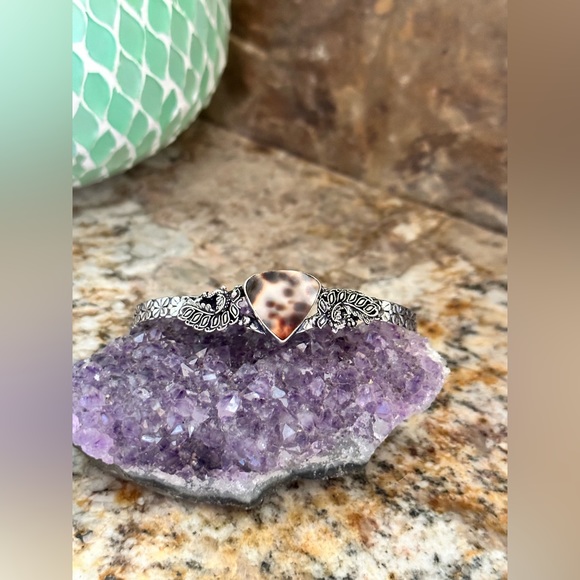 Hand Crafted Jewelry - COPY - Silver Cowrie Shell Cuff Bracelet